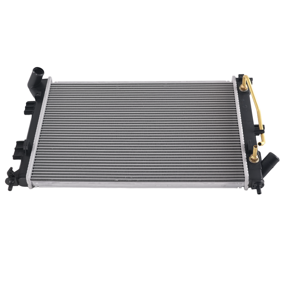 Aluminium Coolant RadiatorAC Condenser compatible for Kia Soul L4 2012-13 253103X101