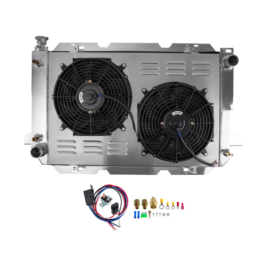 3-Row Aluminium Radiator compatible for Ford F-Series V8 Engine 1983-1997 SPTCU1451 AT