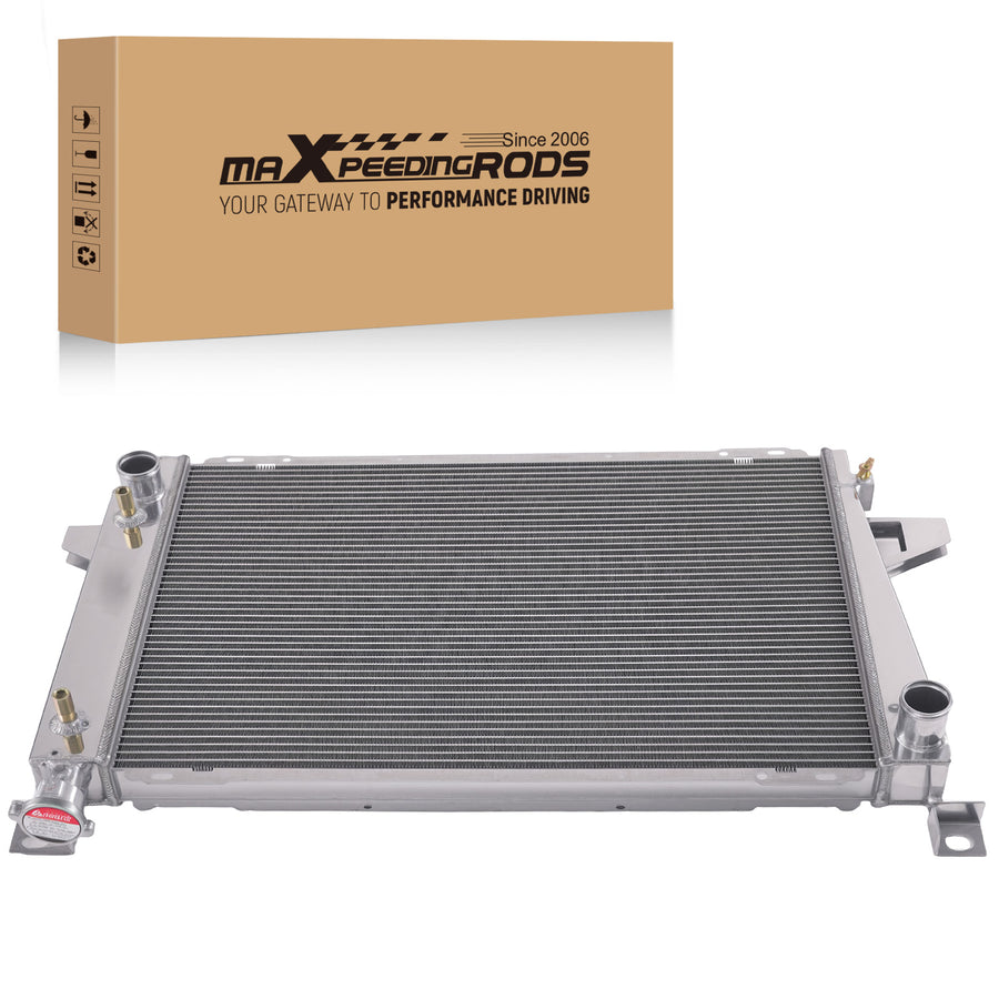 2 Row Aluminium Coolant Radiator compatible for Ford F-150/F-250 4.9L 1985-1997 DPI1452