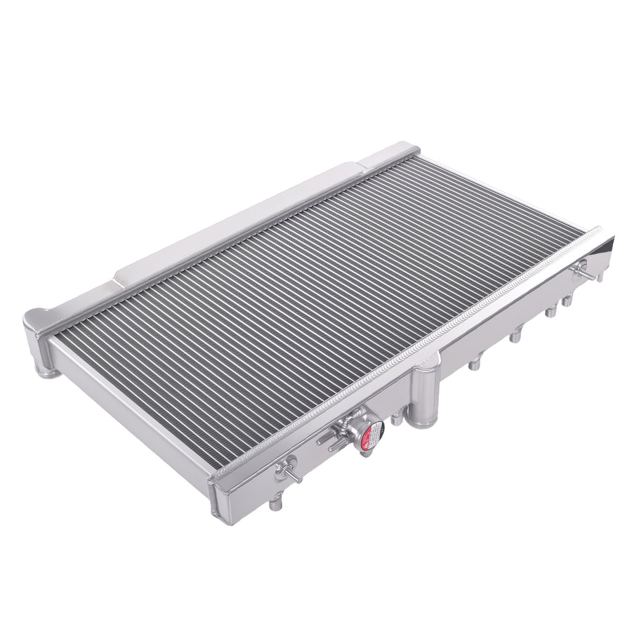 2 Row Aluminium Radiator Assembly compatible for Subaru Impreza WRX STI 2.5L 2004-2007