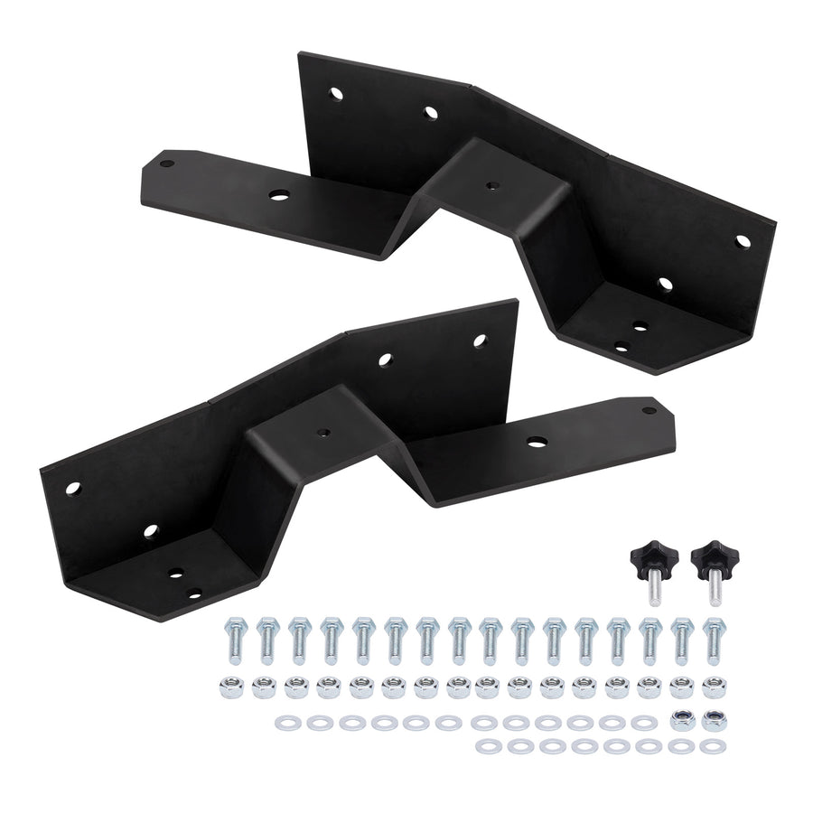 1 Pair Rear Frame C-Notch Kit compatible for Chevrolet C10 compatible for GMC Truck 1963-1972 Bolt in