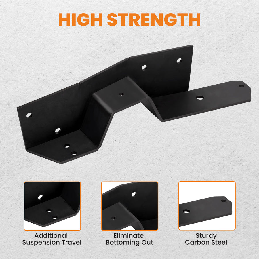 1 Pair Rear Frame C-Notch Kit compatible for Chevrolet C10 compatible for GMC Truck 1963-1972 Bolt in