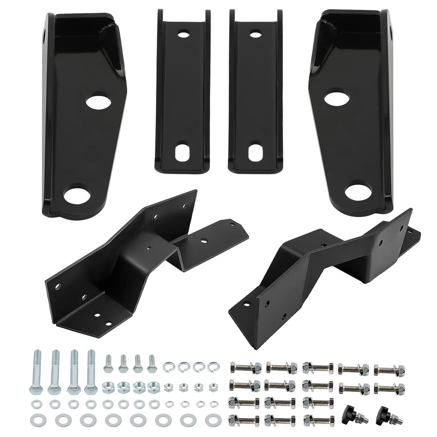Rear Shock RelocationC-Notch Kit compatible for Chevy C10 compatible for GMC C15 1963-1972