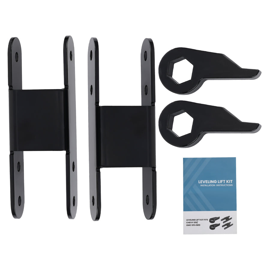 Lift Kit 1-3 Torsion Keys Rear Shackles compatible for Chevy S10 Blazer 1982 -04