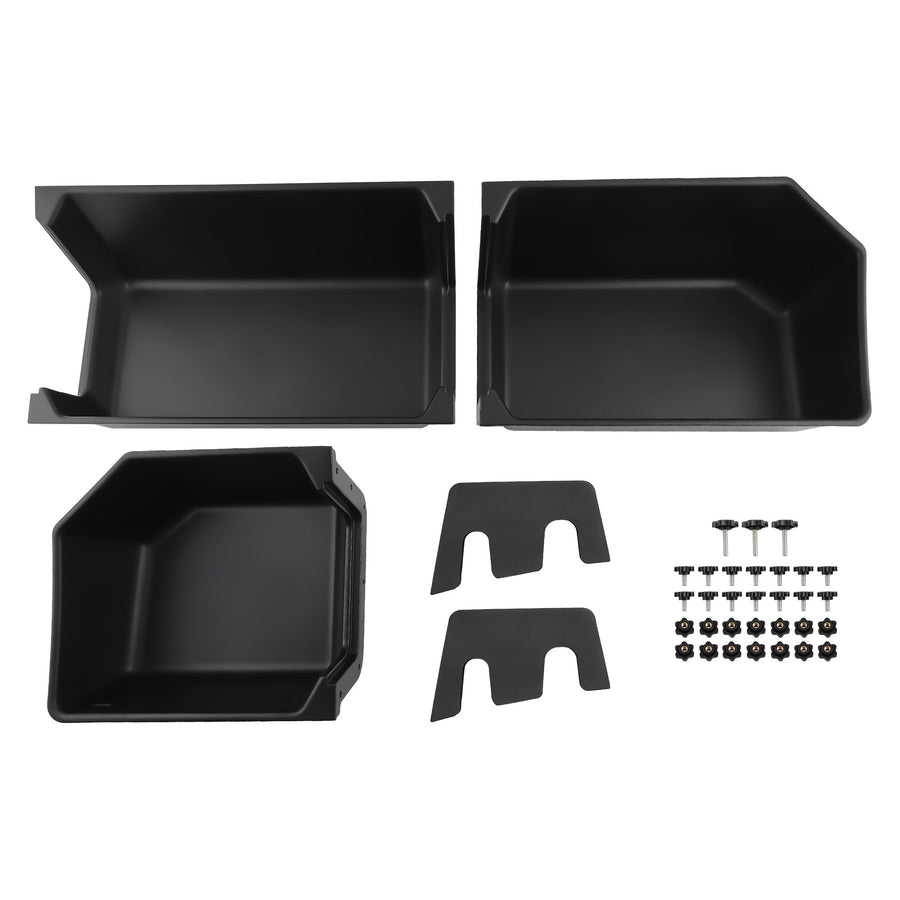Rear Underseat storage cargo box compatible for Ford F150 SuperCrew CabCrew Cab 2015-23