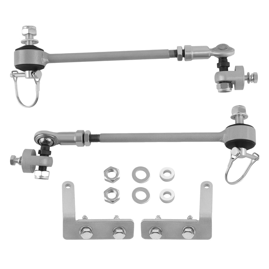 Steering Crossover Kit Sway Bar Links 3.5-6 Lift for 1984-2001 compatible for Jeep Cherokee XJ