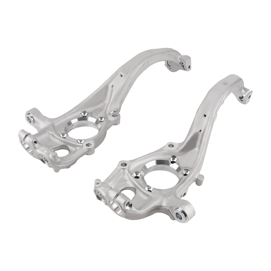 2x Front LeftRight Steering Knuckle compatible for Audi A6 Allroad C7 2012-2018 4GD407257B