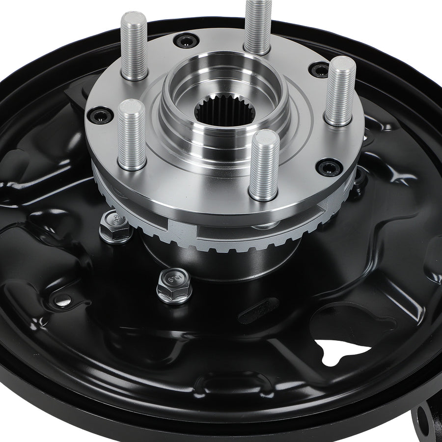 Driver Steering Knuckle compatible for Subaru Forester 01-08 698419 Rear Assembly Full Set