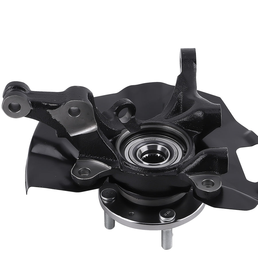 Front Steering KnucklesWheel Hub Bearings compatible for Hyundai Accent 2006-2011 KA054