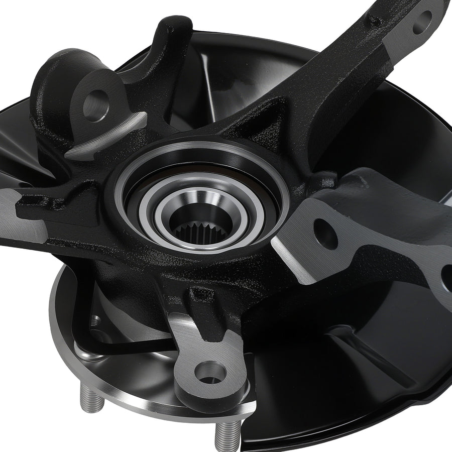 Complete Front Steering Knuckle Compatible for Honda Civic L4 1.5/1.8L 2012 51216-TR3-Y00