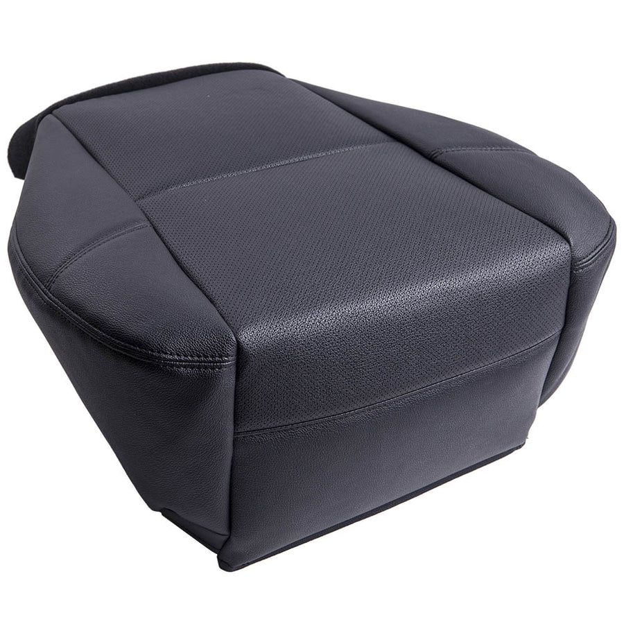 Black Driver Side Bottom Leather compatible for Seat Cover compatible for Cadillac Escalade 2007-2014