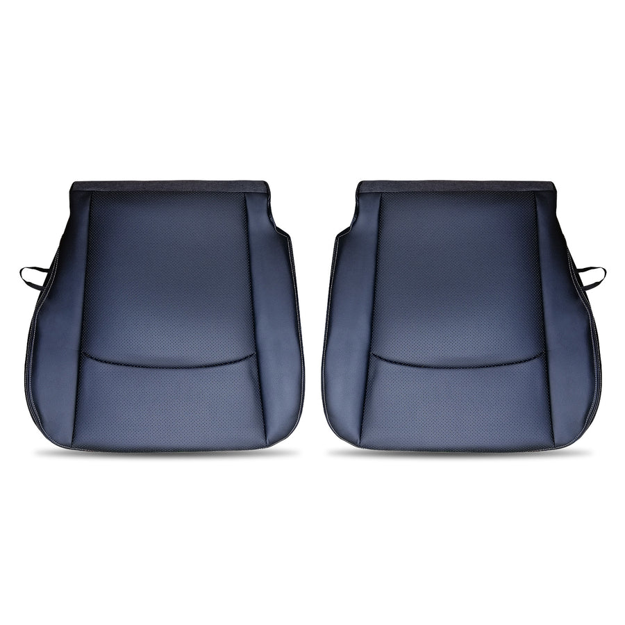 Black Perforated Leather compatible for Seat Cover compatible for Dodge Ram 2500 3500 2013-2018