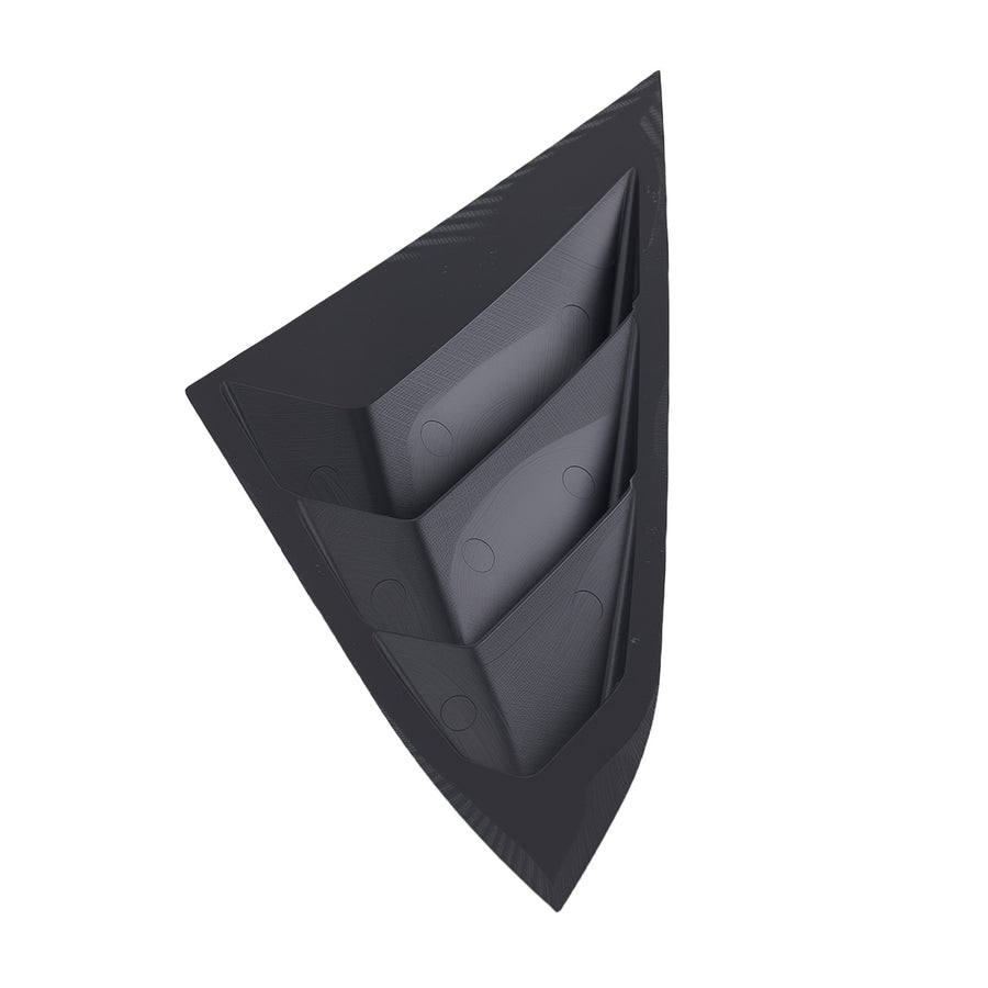 Car Quarter Louvers Window compatible for Honda Civic 2016-2020 Sedan Carbon Fibre Look