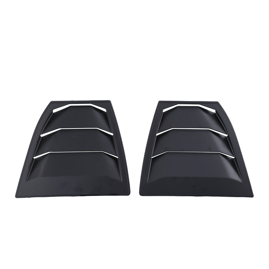 Gloss Black Side Window Louvers ABS compatible for Mazda 3 Axela 2014-2018 Plastic