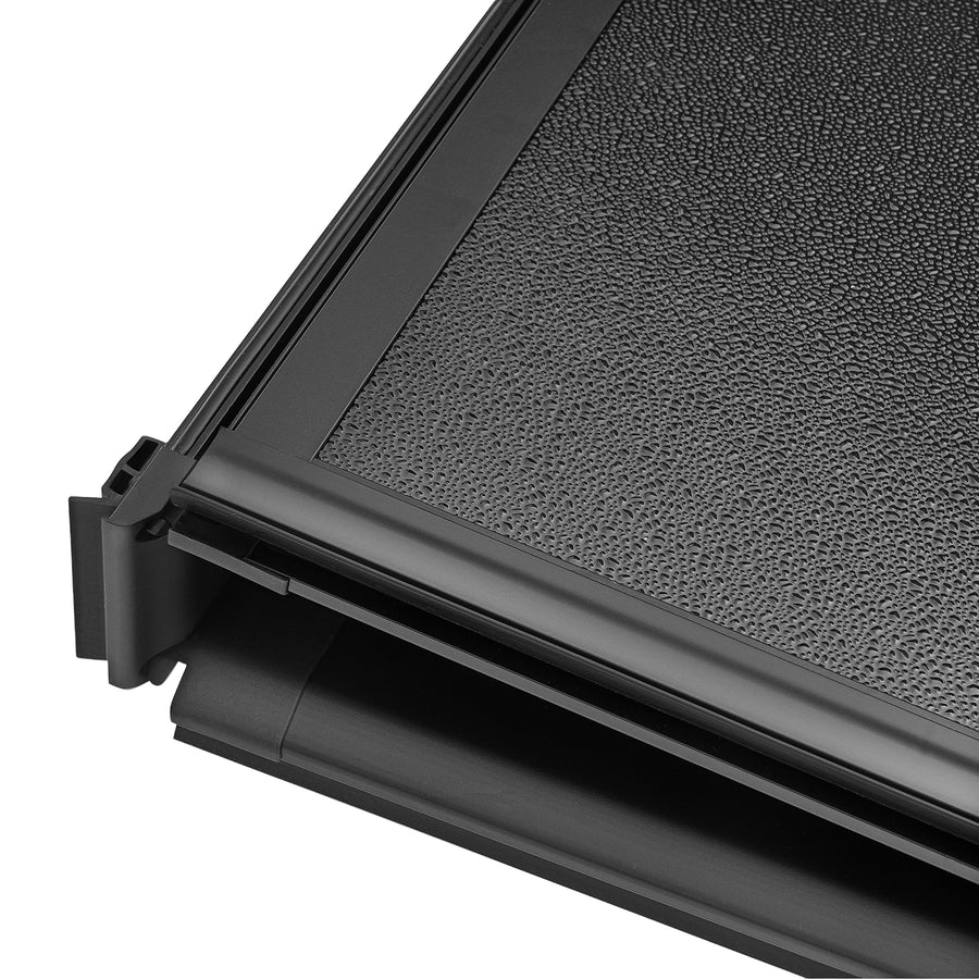 3-Fold Bed Cover compatible for Ford F-150/Compatible for Lincoln Mark LT 2004-2014 6.5ft Hard FRP