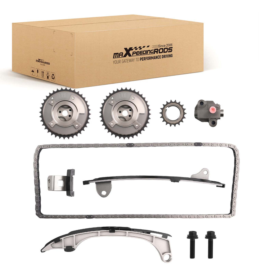 Timing Chain Kit Camshaft Adjusters compatible for Toyota RAV4 Avalon compatible for Sienna Highlander 2.7