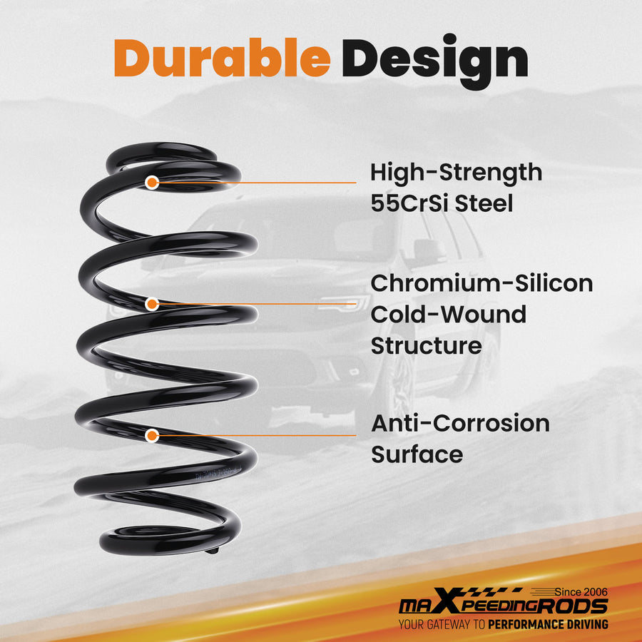 4inch Rear Drop Lowering Spring Compatible For Chevy/GMC SUV compatible for Suburban Tahoe 2000-06
