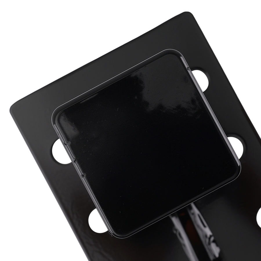20000 lbs 3-Position Pintle Hitch Mount Bracket for 2 Receiver Steel Black