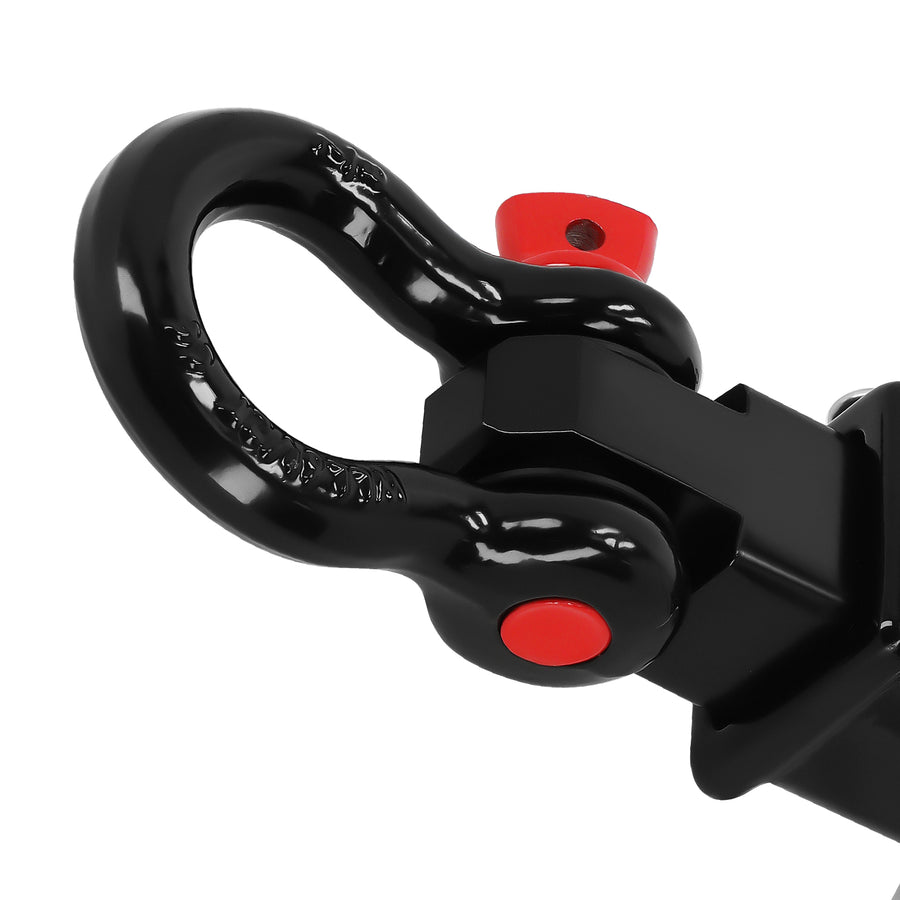 Front Hitch Receiver with D-Ring Shackle compatible for Polaris Ranger 1000 2018-2024 XP