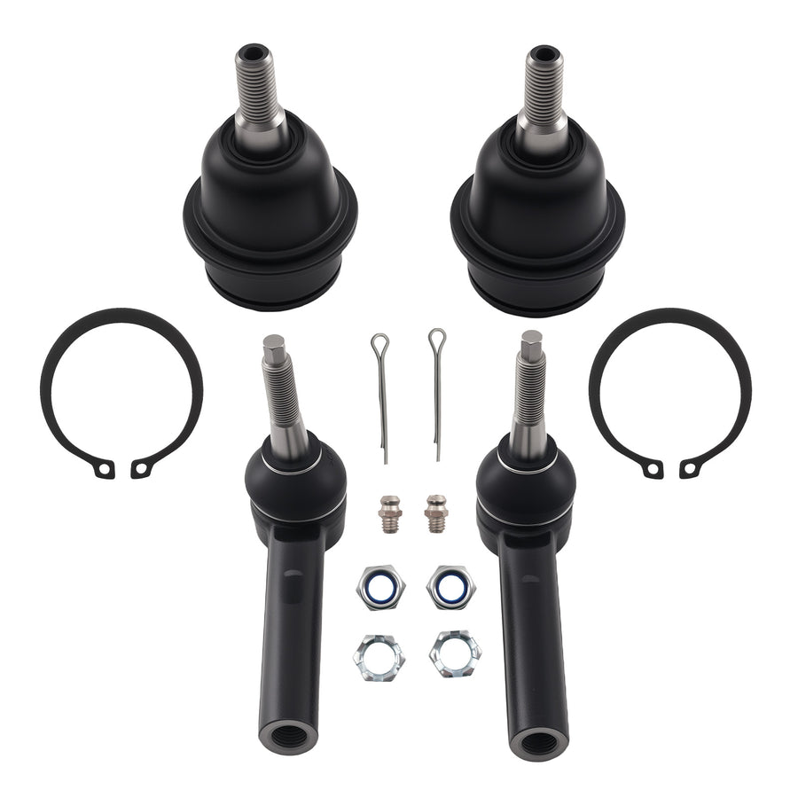 Front Outer Tie Rod End Link + Ball Joint compatible for Dodge Journey Avenger compatible for Chrysler 200