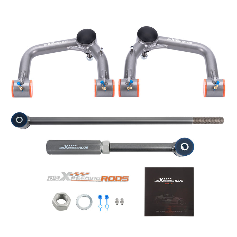 Front Upper Control Arm Rear Track Bar 2-4 Lift compatible for Lexus GX460 GX470 2003-2023