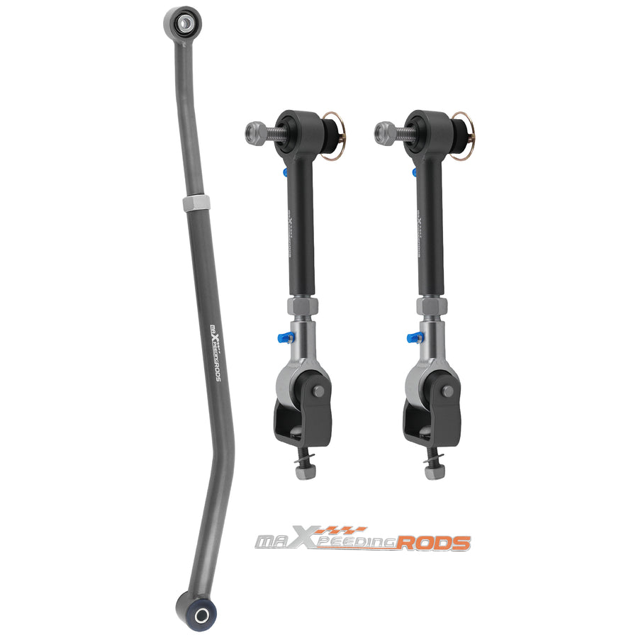 2.5-6 Lift Rear Adjustable Track BarSway Bar Link compatible for Jeep Wrangler TJ 97-06