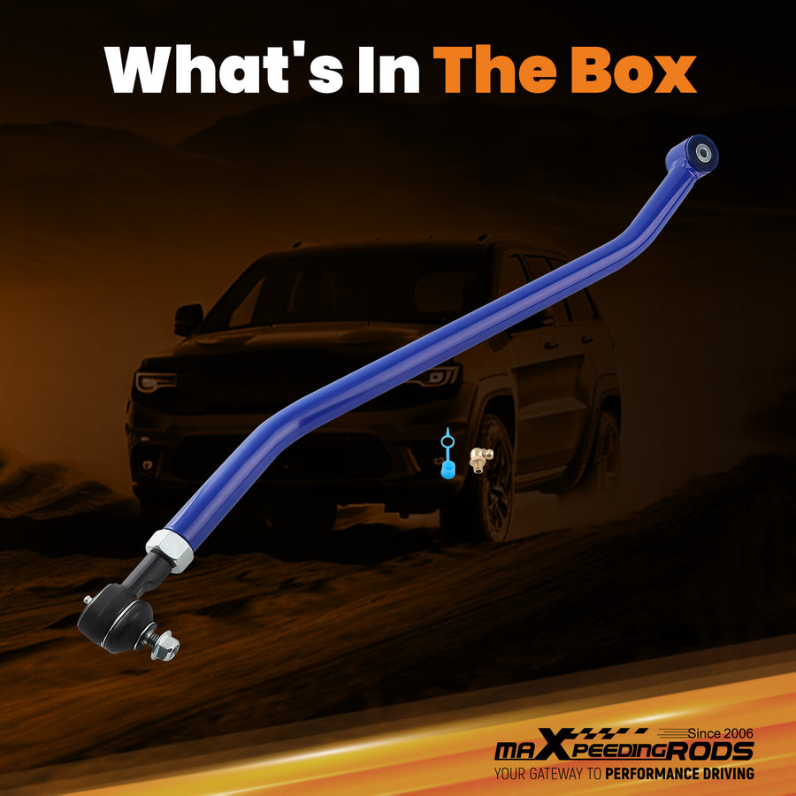 Adjustable Heavy Duty Front Track Bar compatible for Jeep Wrangler TJ 1997-2006 1.5-4.5