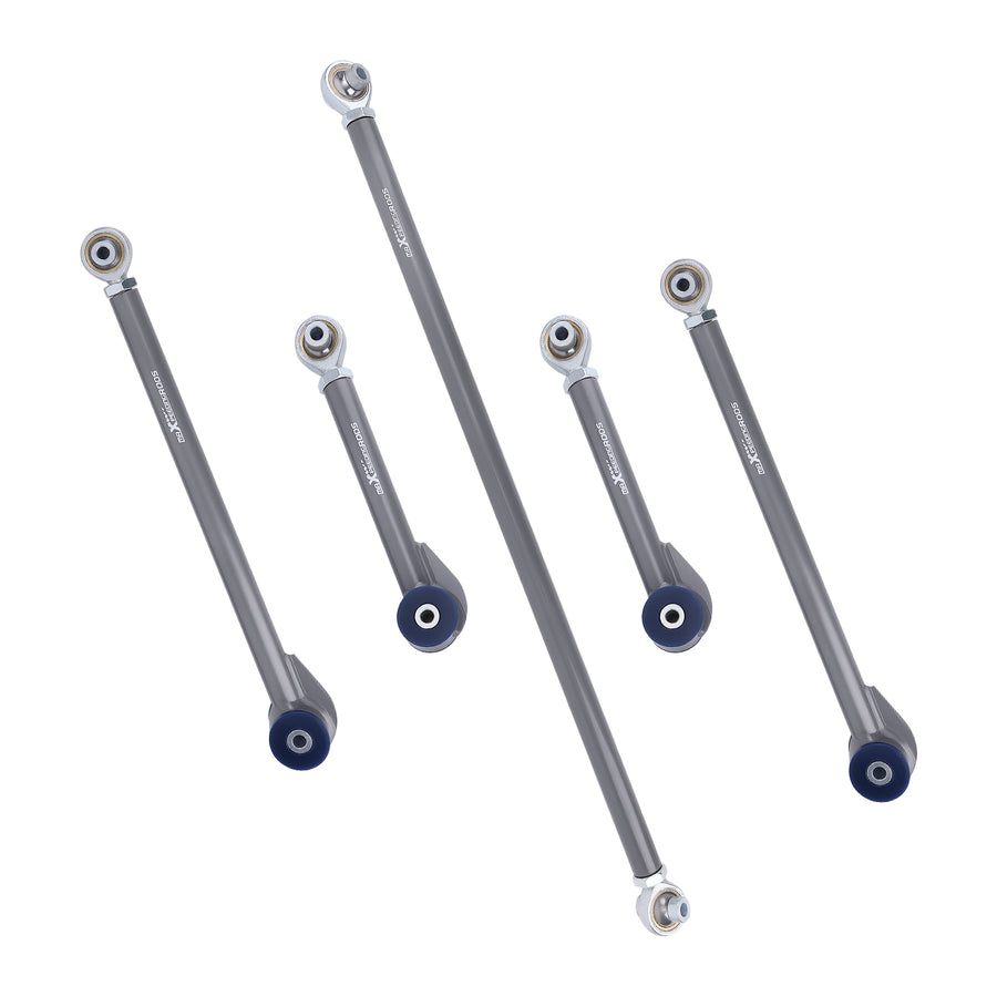 Heavy Duty Tubular Control Arm + Track Bar Set compatible for Toyota 4-Runner 1996-2002 2X2