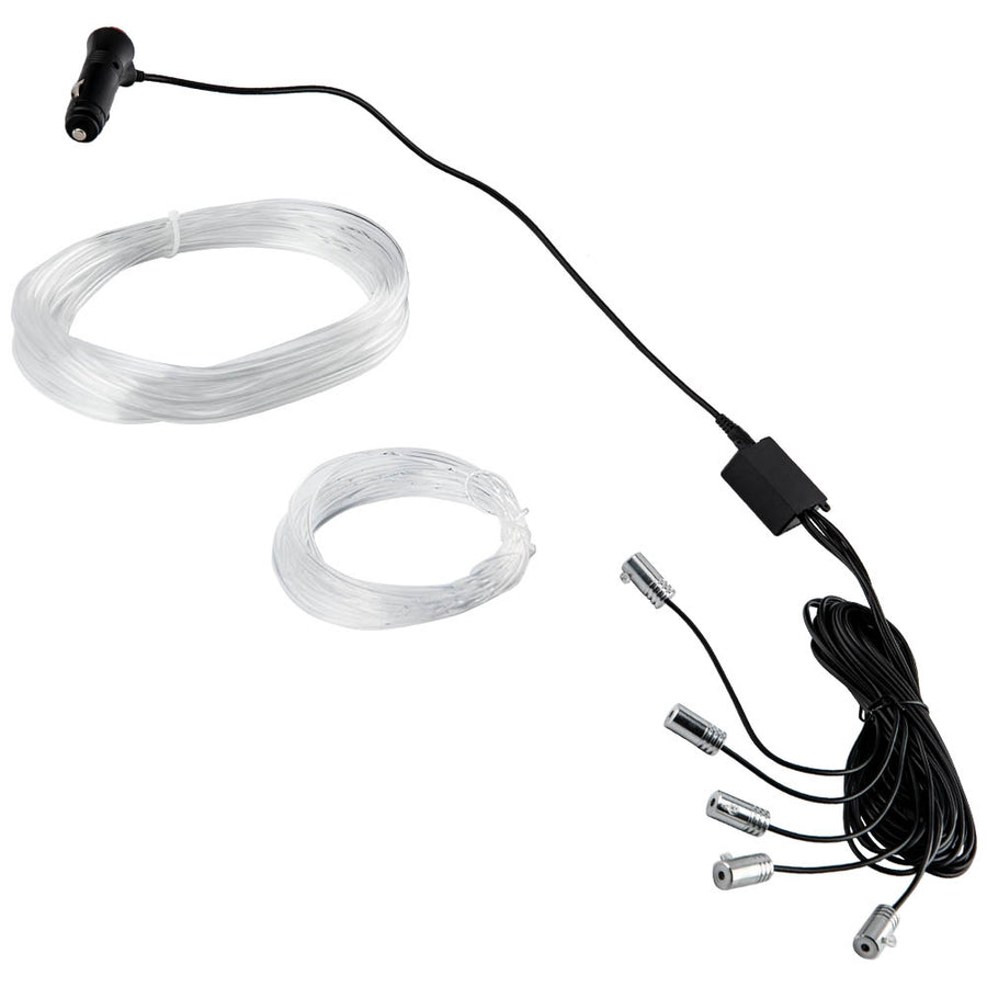 5LED 6M LED RGB Light Lamp Strip KitCigarette Lighter Set For iOS and Android