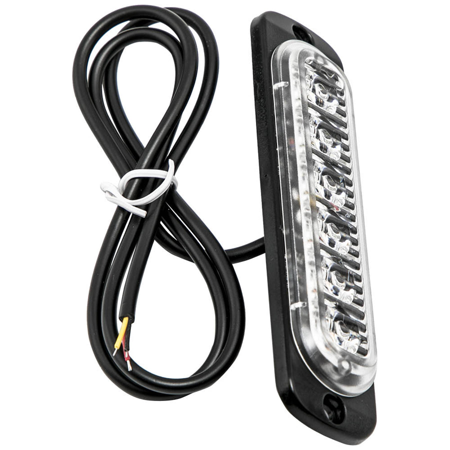 8pcs LED LightStrobe Lights Amber compatible for White For Offroad Truck ATV Front Rear New