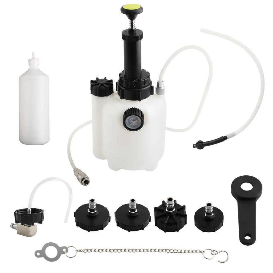 3L Manual Brake Clutch Bleedung System Fluid Bleed Tool Bleeder KitAdapter