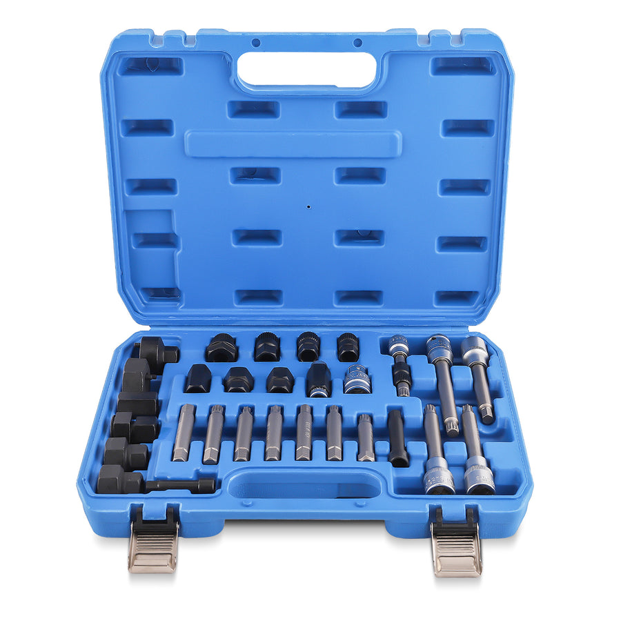 Alternator Pulley Remove Install Tool Kit Freewheel Pulley Remover Universal