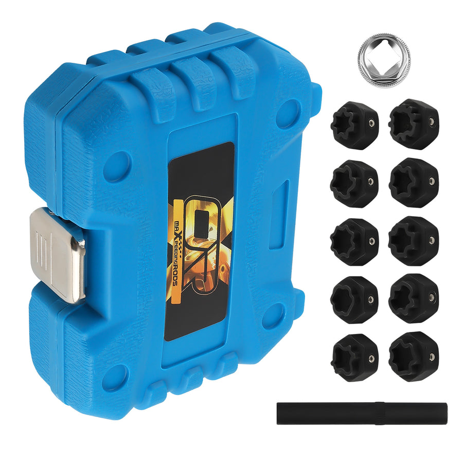 Anti-theft Remover Tool Kit Wheel Lock Lug Nut Key Socket Kit compatible for Mercedes Benz