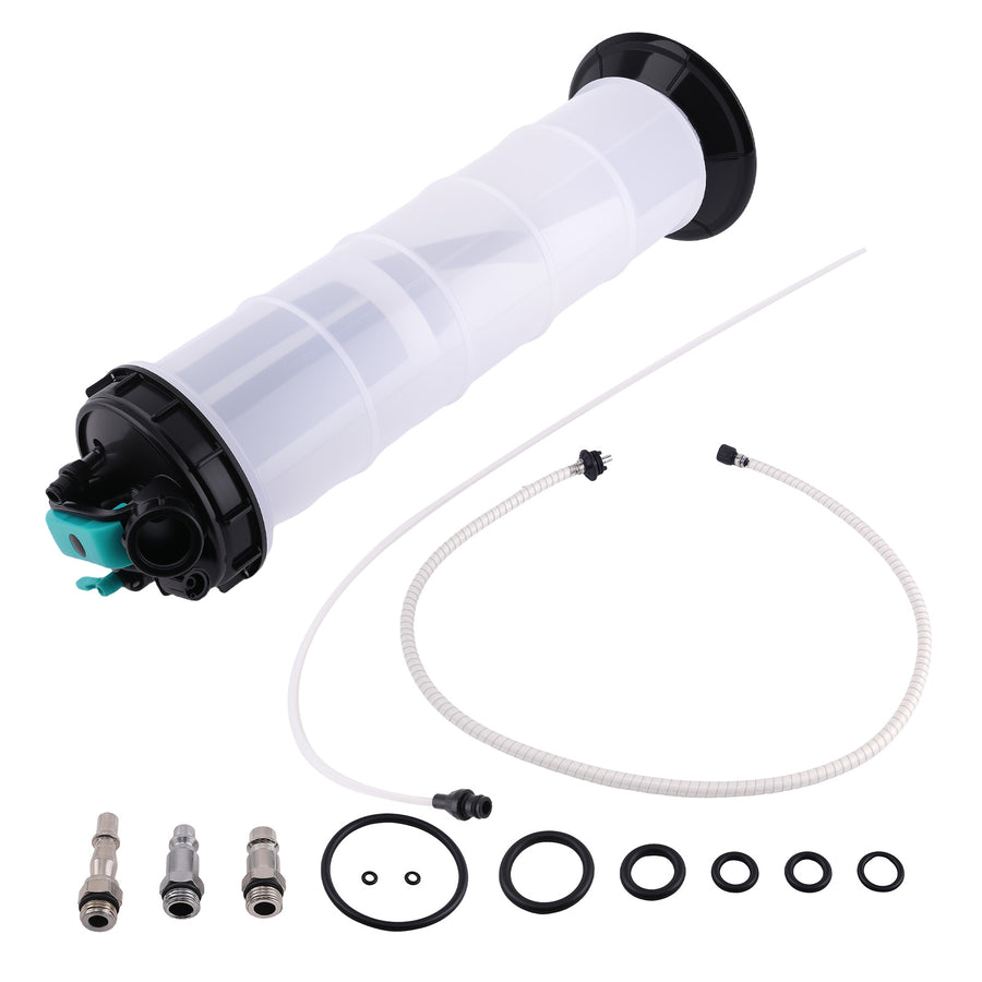 2.5 Gallon Fluid Extractor Pump Manual Pneumatic Oil Transfer Tool with 5ft Hose
