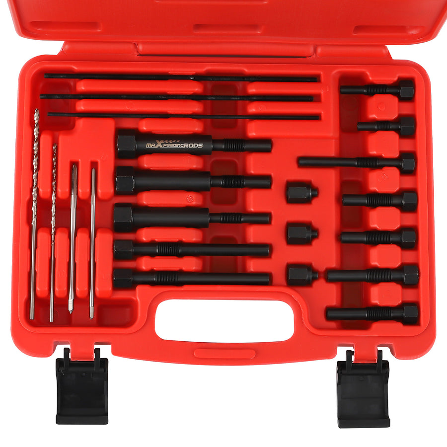 Glow Plug Electrodes Removal Extracting Remover Tapper Tool Kit M8 M10 Threads