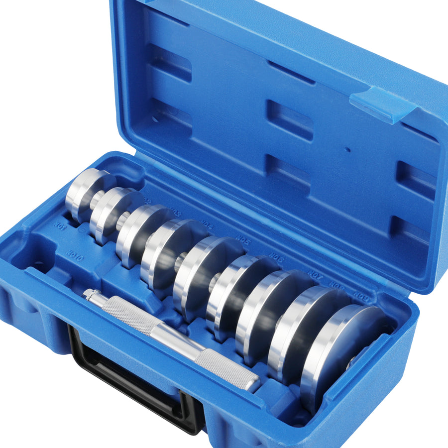 10pcs Wheel Bearing Race Seal Driver Master Auto installer Tool Kit