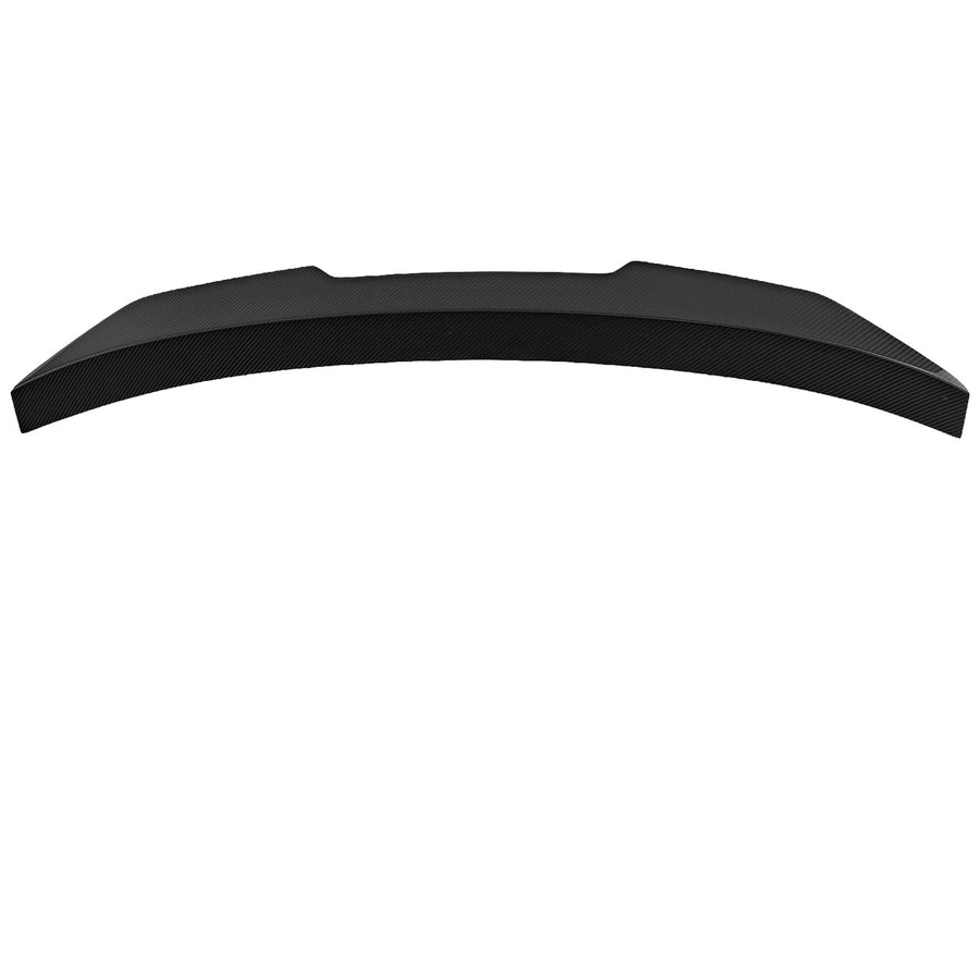 Trunk Wing Spoiler compatible for Audi A4 S4 B9 2017-2024 Carbon Fibre 4 Door Sedan