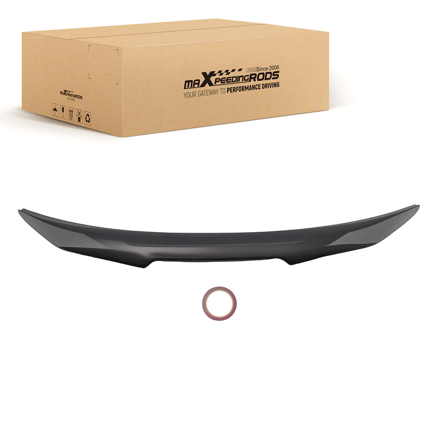 Trunk Lip Spoiler Wing compatible for Audi B9 A5 S5 Sportback 4Door 2018-2024 Carbon Fibre