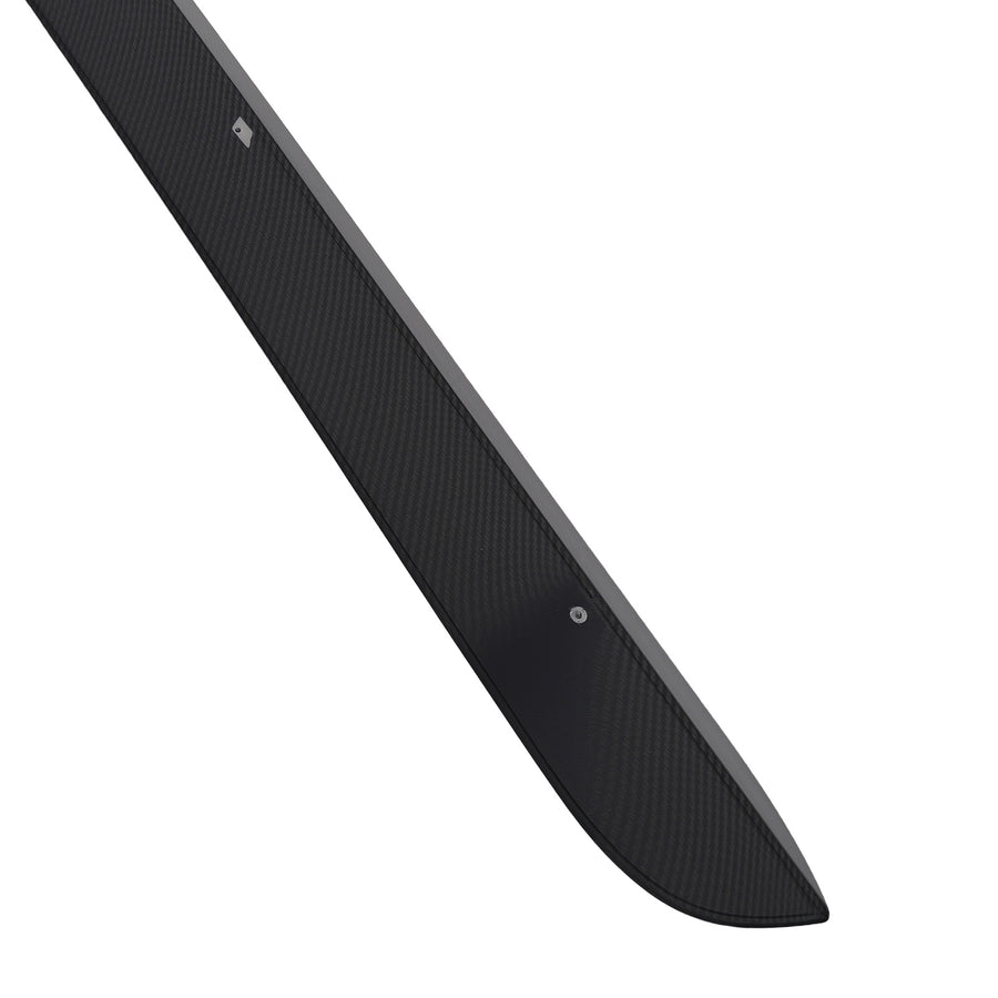ABS Rear Carbon Style Wing compatible for Dodge Charger 2011-2022 Black Upper Direct Mount