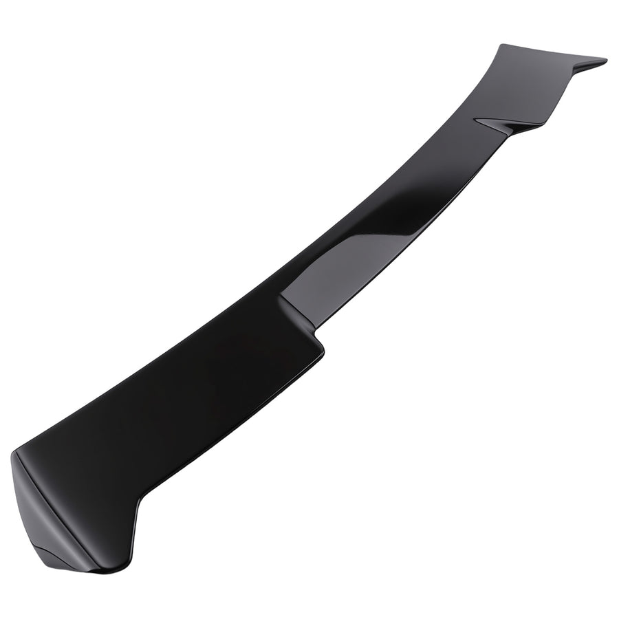 Trunk + Rear Roof Spoiler Wing compatible for Honda Civic 2022-2025 V2 Style Black