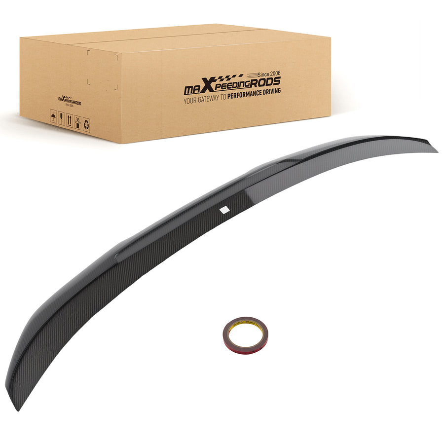 Carbon Fibre Spoiler Rear Trunk Wing compatible for BMW F30 3 Series 2012-2018