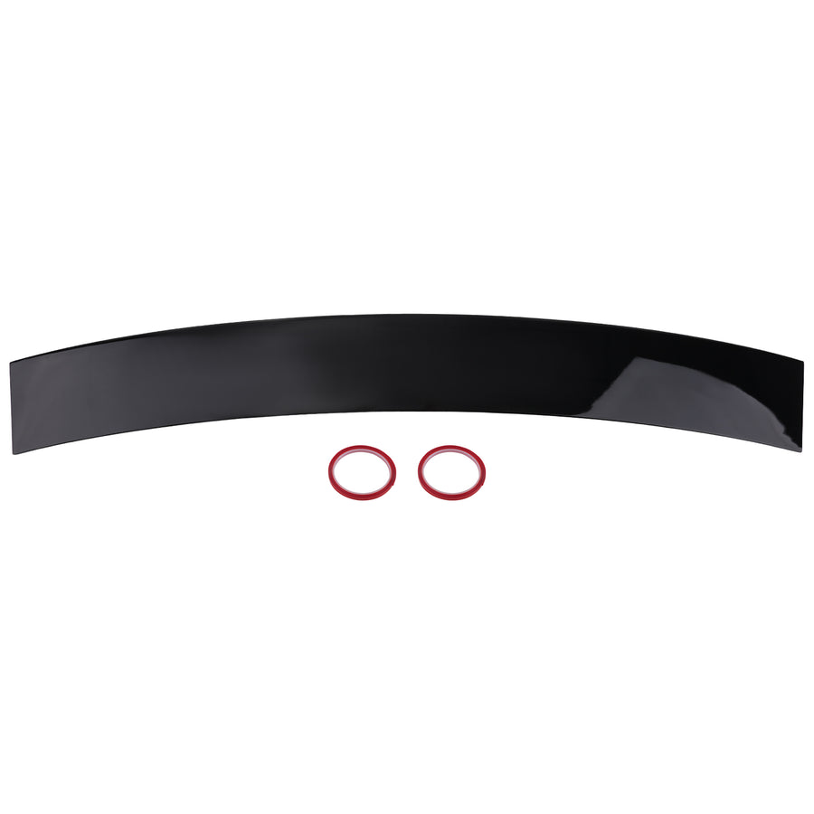 Black Deck Lid Wing compatible for Mercedes Benz E-Class W212 2010-2016 Painted Finish