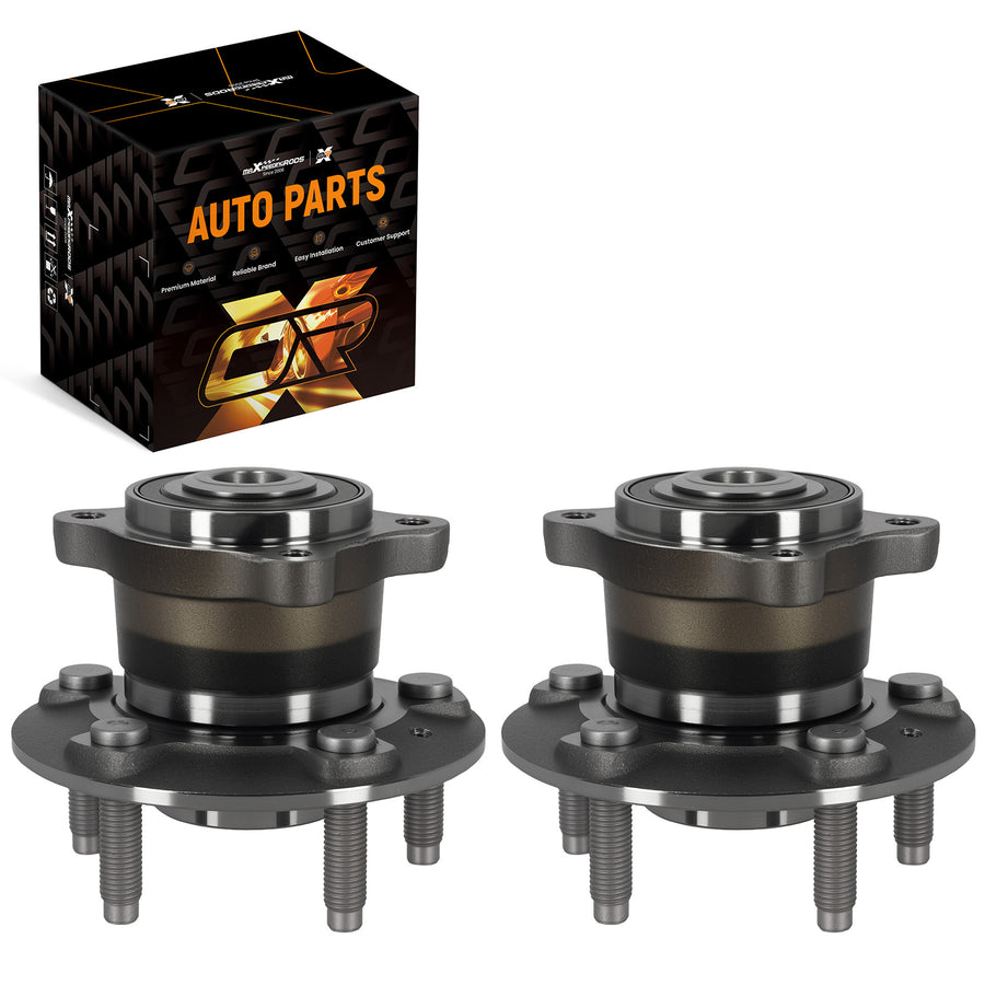 2PCS Wheel Bearing Hub compatible for CHEVROLET TRAX compatible for FWD 2013-2015 512438 WA512438 Rear