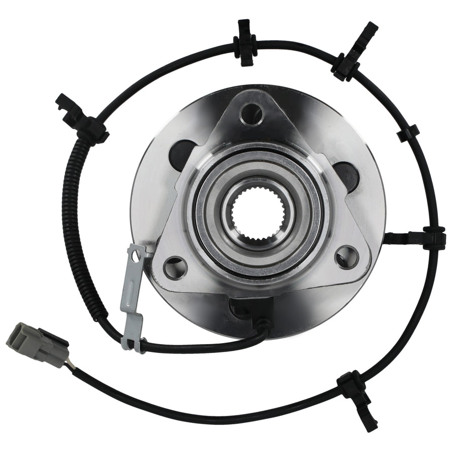 Front Left Wheel HubBearing Assembly compatible for DODGE DAKOTA 4WD 1997-2004