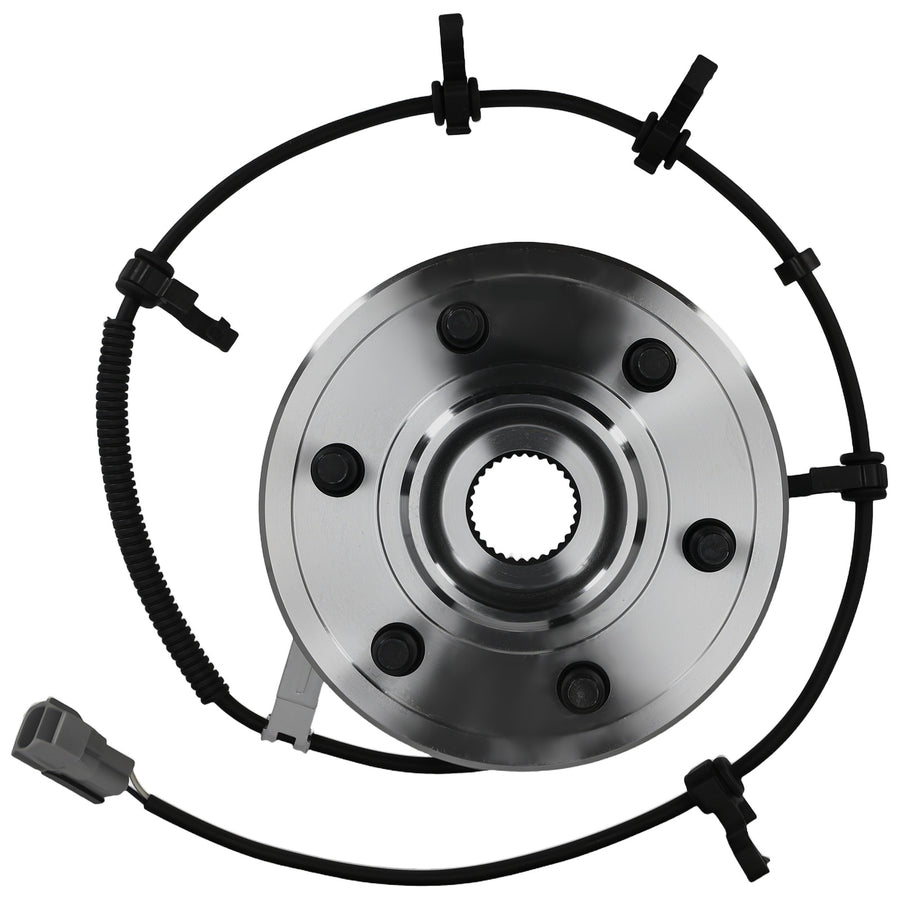 Front Left Wheel HubBearing Assembly compatible for DODGE DAKOTA 4WD 1997-2004