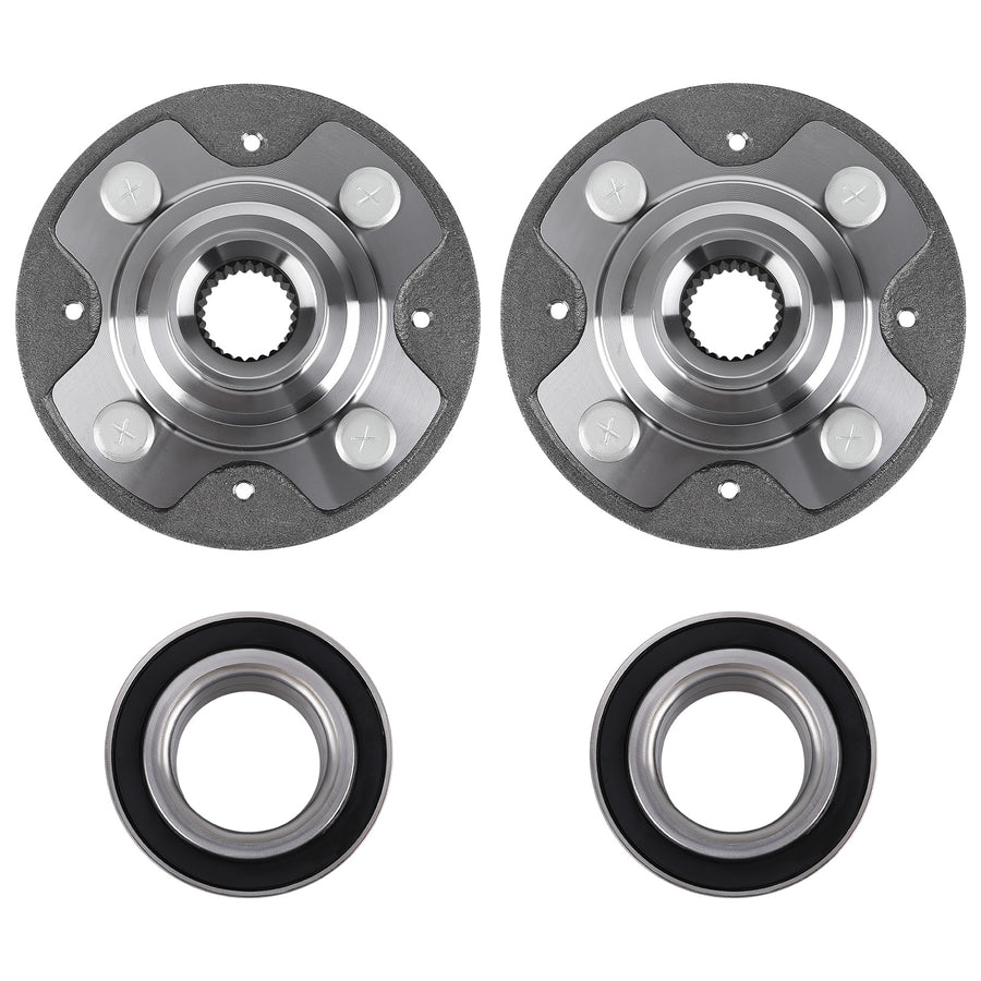 Front Wheel HubBearing compatible for Honda Civic Si 2000-1999 Non-ABS 510030 930456