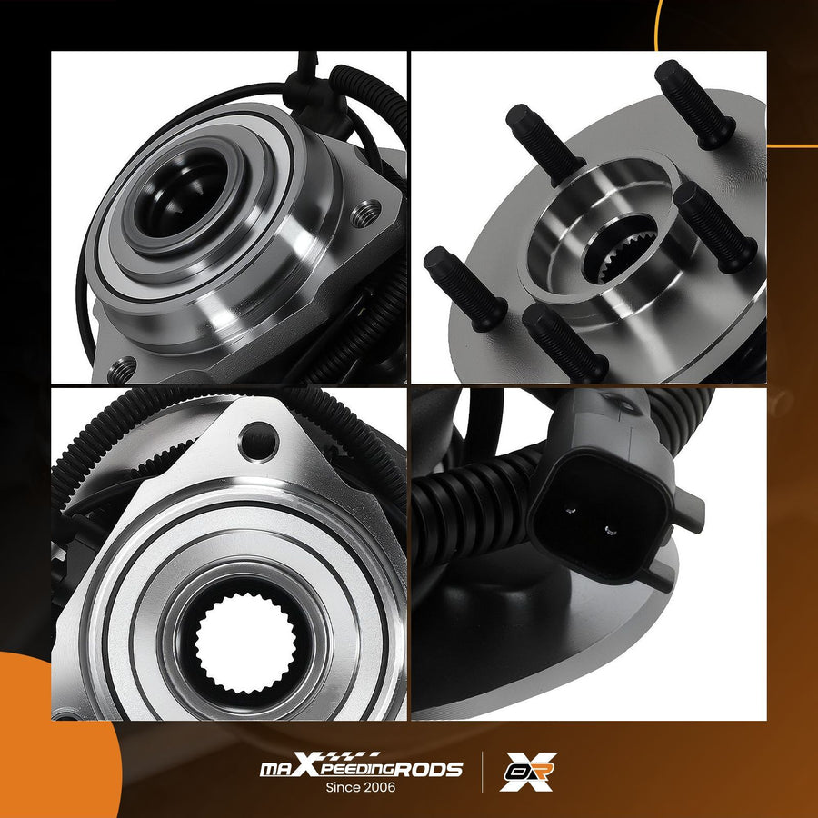5 Lug Front Wheel Hub compatible for Jeep Liberty 02-07 WB13176 Driver Side with ABS