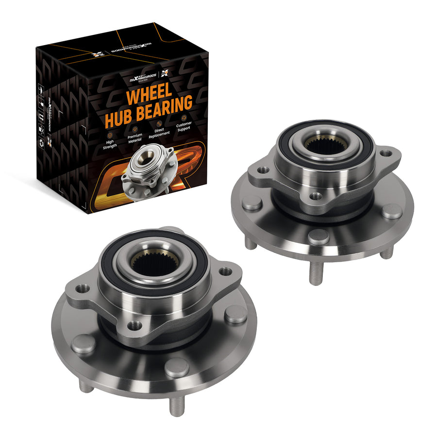 Front LH RH Wheel Hub Assembly compatible for Dodge Journey 09-20 WA513286 5 Bolt With ABS