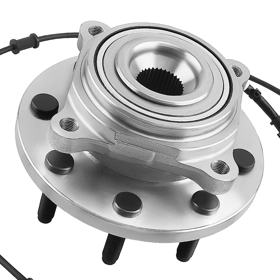 Front Wheel Bearing and Hubs compatible for RAM 3500 2014 2015- 2018 All Models 68185437AC