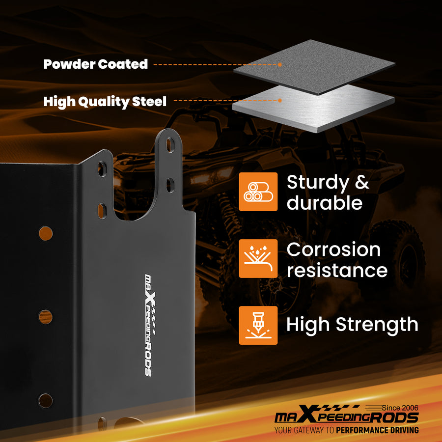 Winch Mount Plate Bracket compatible for Foreman TRX400 FM*FW TRX450 FM*FE*ES*S